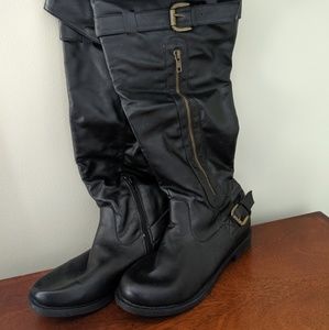 Madden Girl Tall Black Boots